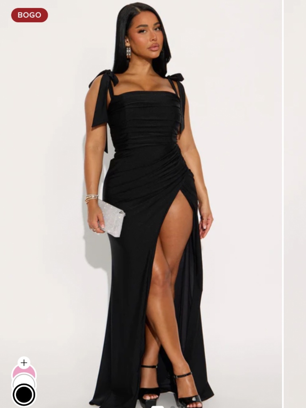 Tie shoulder Dress
